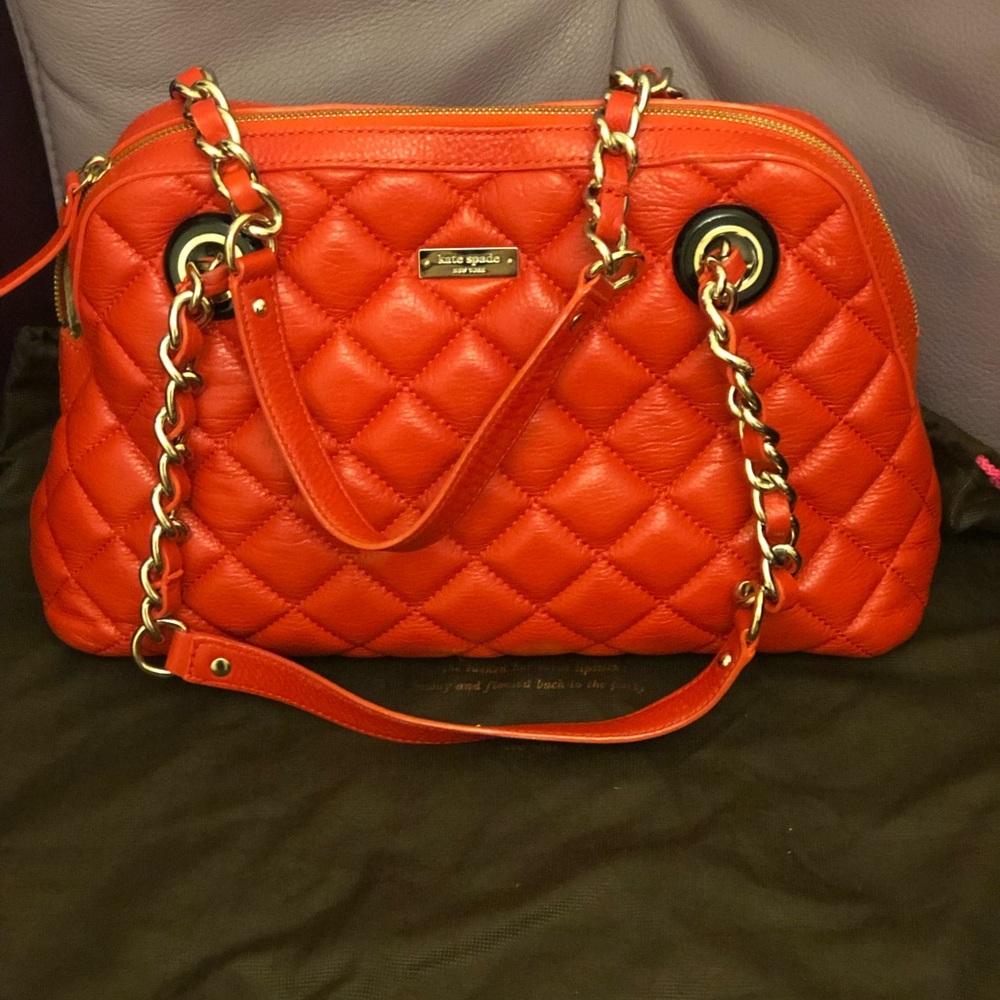 💐Kate spade quilted bag